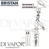 Bristan Orta Basin Mixer without Waste Spares